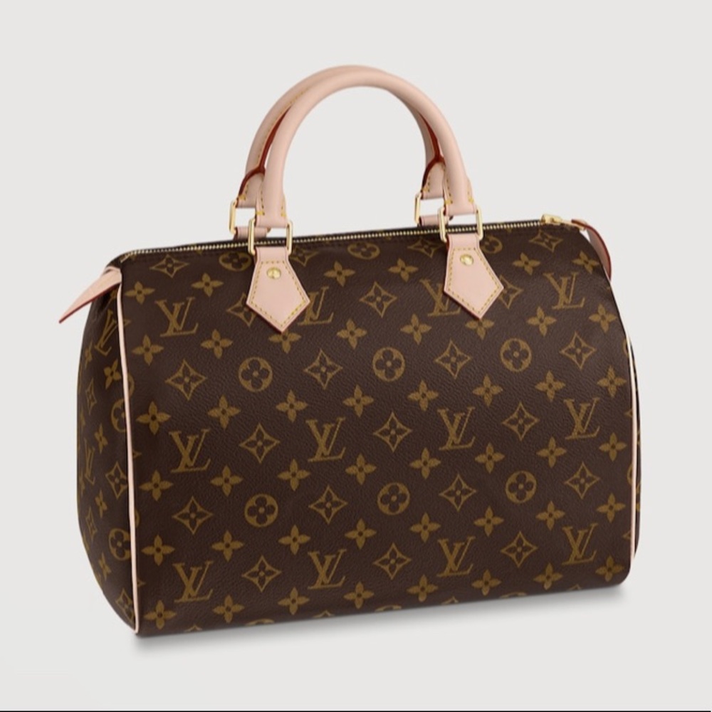 Authentic Louis Vuitton Satchel Bag Speedy 30 Monogram Used LV Handbag Vintage
